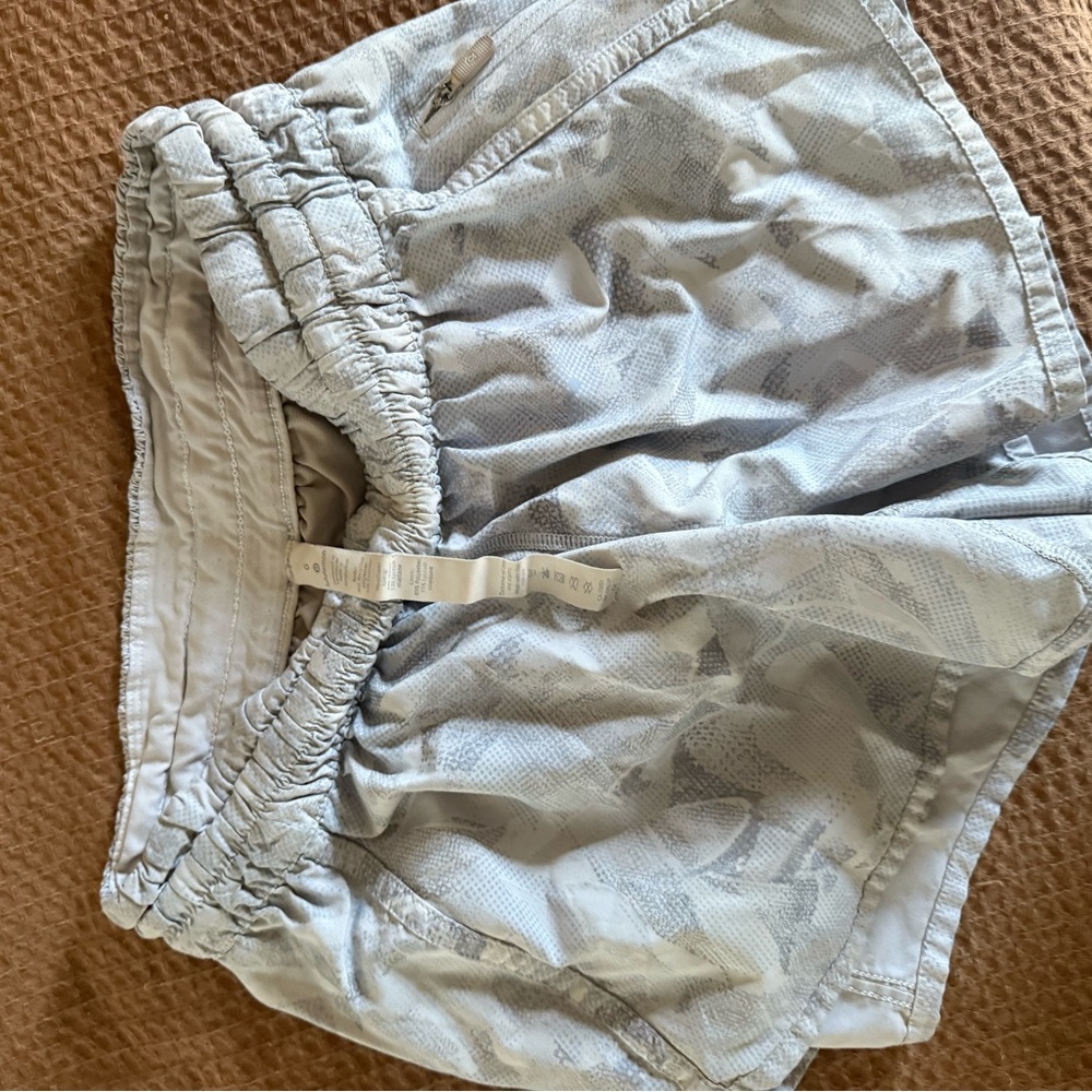 Lululemon Athletica Gray Textured Shorts